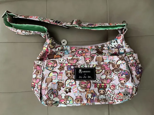 NWOT Tokidoki JuJuBe Donutella's Sweet Shop 1.0 (Mint) HoboBe Diaper Bag DSS