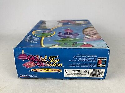 Whirl Top Wonders TWIRLING TULIP BLOSSOM Doll Play Set 2002 Playmates New RARE 7