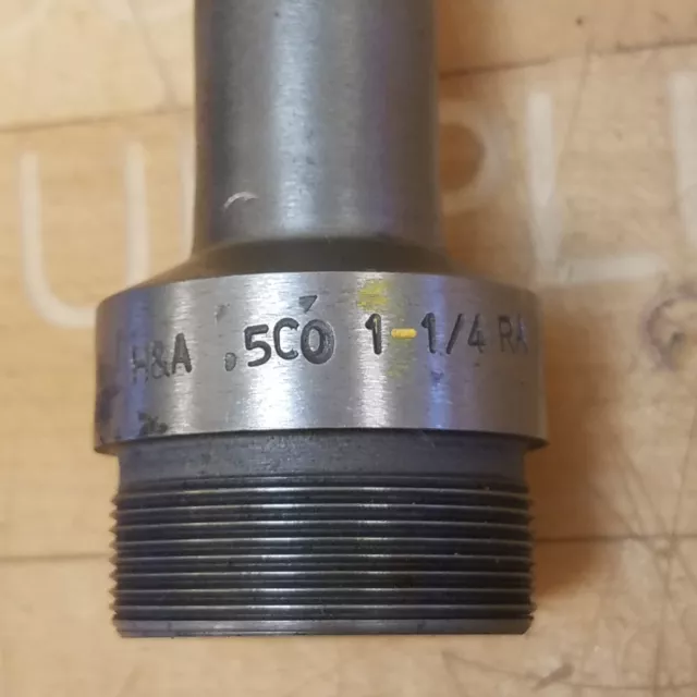 H&A .500, 1/2", 1-1/4" RA Fitted Collet Chuck. - USED 2