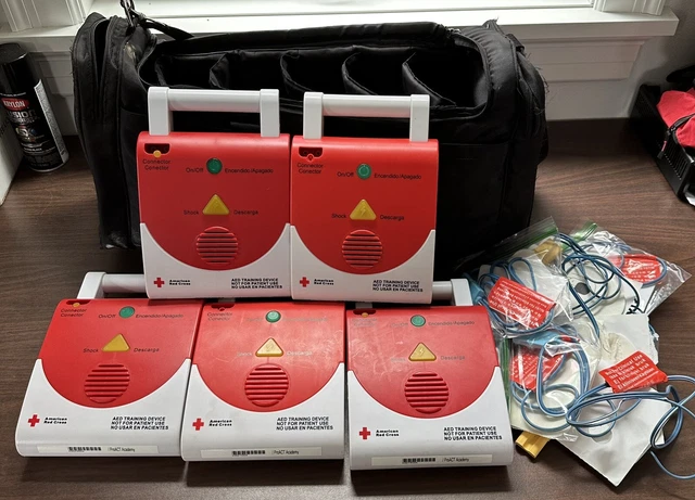 American Red Cross AED Trainer Lot (Pack of 5) UNTESTED