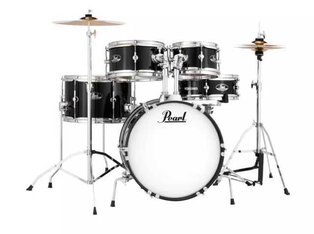 Schlagzeug Set Pearl RSJ465C/C31 Roadshow Junior Jet Drumset Schwarz AKZEPTABEL