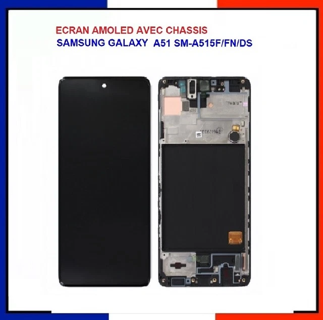 Écran Samsung A51 Ecran A51 Samsung Galaxy A51 Noir A515F Amoled Avec Empreinte