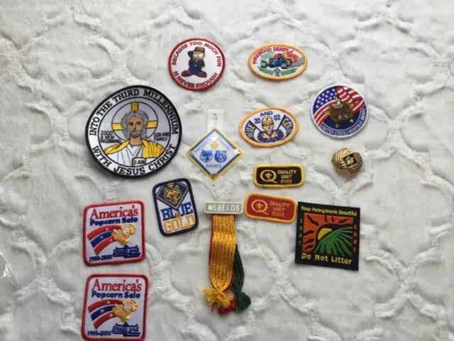 Boy Scout Patches Awards Slides From Early 2000’s US Heritage, Pinewood Derby...