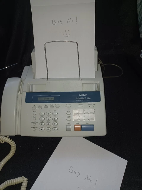 Brother IntelliFAX 770 Fax Machine Home Office Plain Paper Facsimile *Parts*