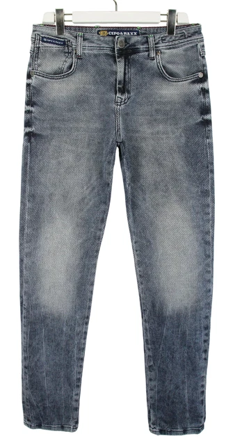 Pantalon Chino Homme Scotch & Soda MOTT - Super Slim Fit Stretch - Gris à Carreaux - Taille 34"