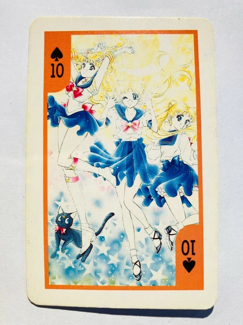 Serena 10 Sailor Moon Playing Card by Nakayoshi magazine From Japan 1992 F/S