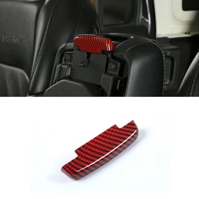 Garniture Grille Aération Arrière Fibre De Carbone Noir Pour Jeep Wrangler JL/JLU/Gladiator JT 2018-2024 - Accessoire Intérieur - 13