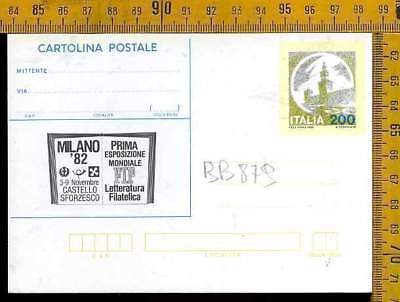 Repubblica Cartolina Postale Castelli lire 200 FIP 