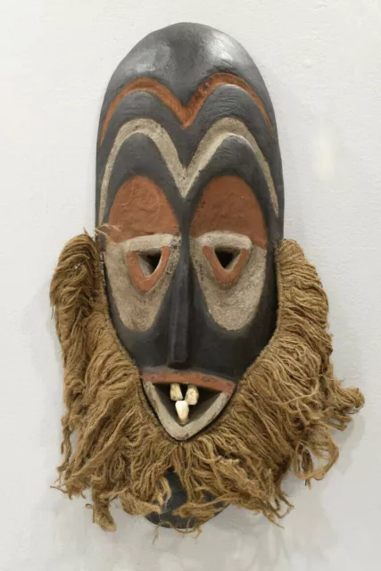 African Mask Malindi Warega Zaire Cows Teeth Malindi Mask