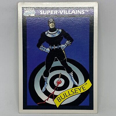 #64 Bullseye Ben Pondexter 1990 Impel Marvel Universe Card