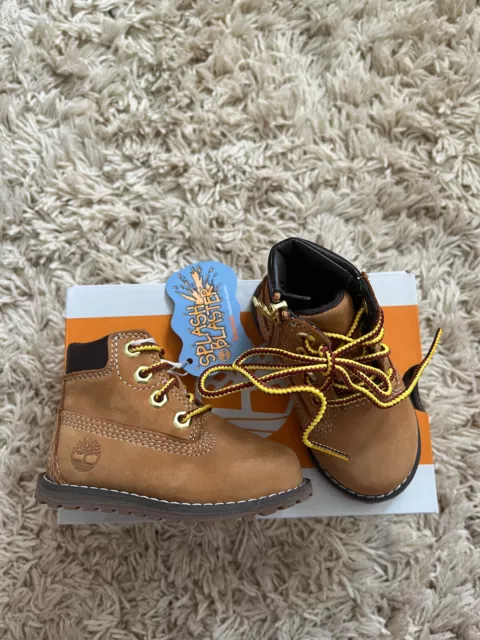 NEW in BOX Timberland Toddler Pokey Pine Side Zip Boot Size 4.5