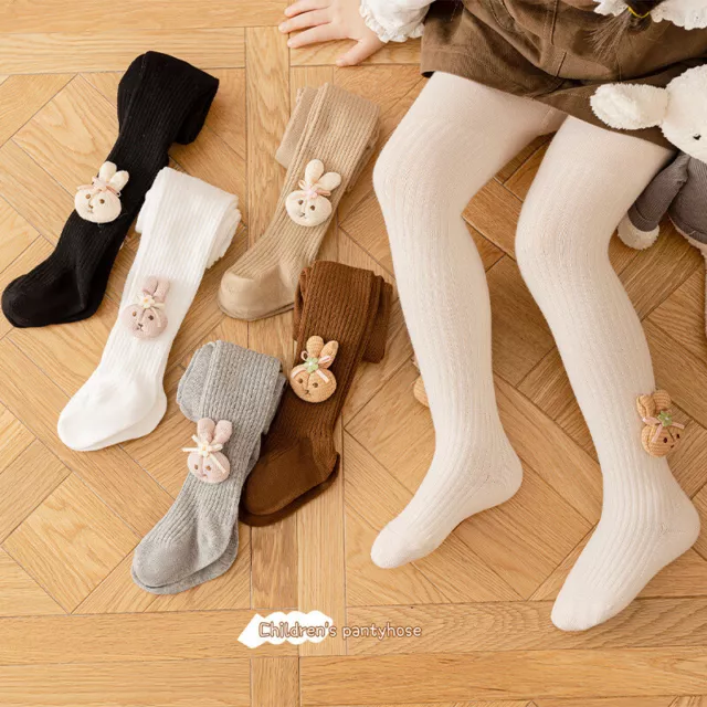 Kids Girls Baby Stockings Tights Winter Warmer Pantyhose Cotton Pants 1-12 Years