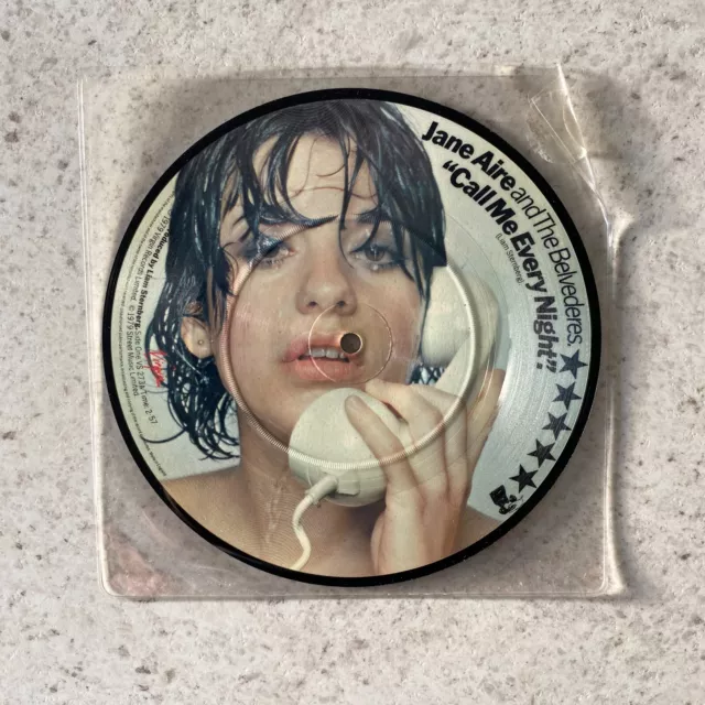 Jane Aire And The Belvederes, Call Me Every Night - 7" Single Picture Disc Vinyl