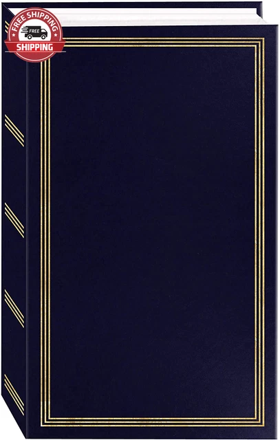 Photo Albums STC-504 Navy Blue Photo Album, 504 Pockets 4"X6"