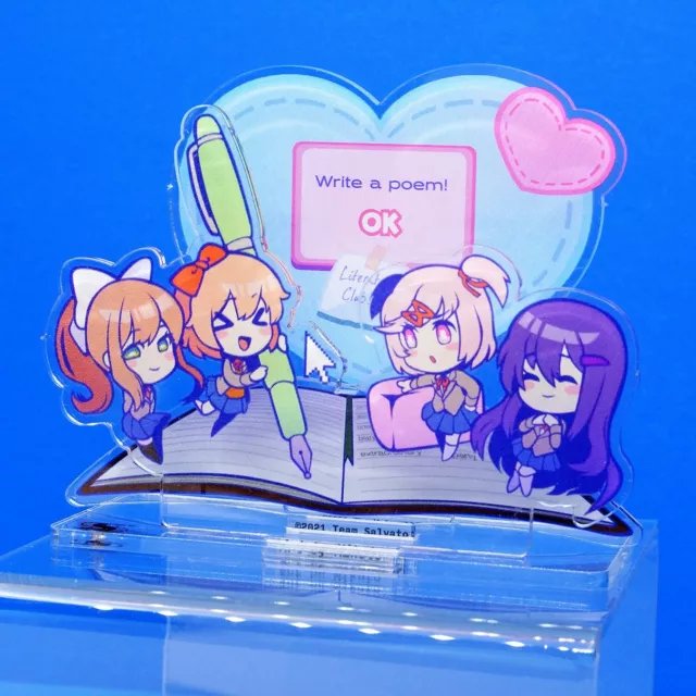 Official Doki Doki Literature Club Plus Sayori Plush Figure 8.5 Doll DDLC