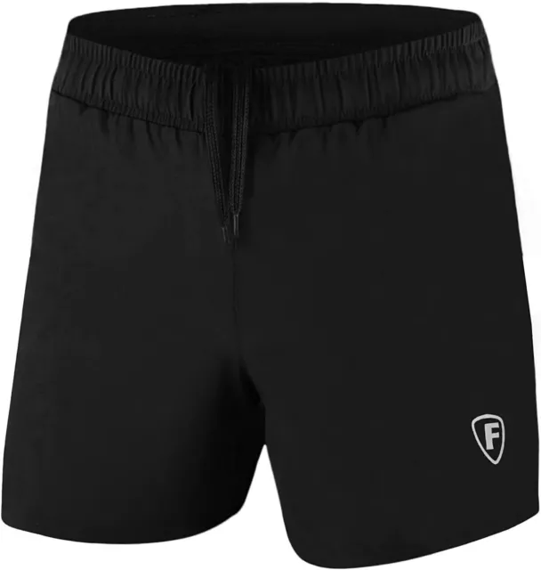 Mens Football Shorts Jogging Running Gym Sports Breathable Fitness Size S - 3XL