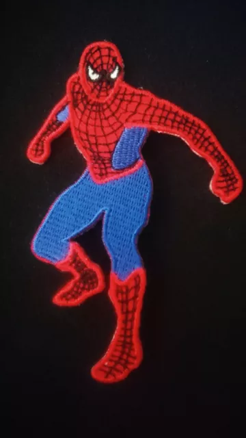 Patch Aufnäher Aufbügler SpiderMan Marvel DC Comics Die Spinne 10,5x6,5 cm