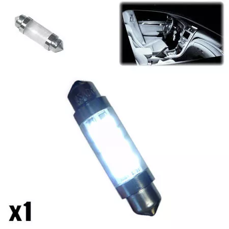 1x Renault Clio MK2 1.2 239 C5W White Interior Courtesy Bulb LED Upgrade Light