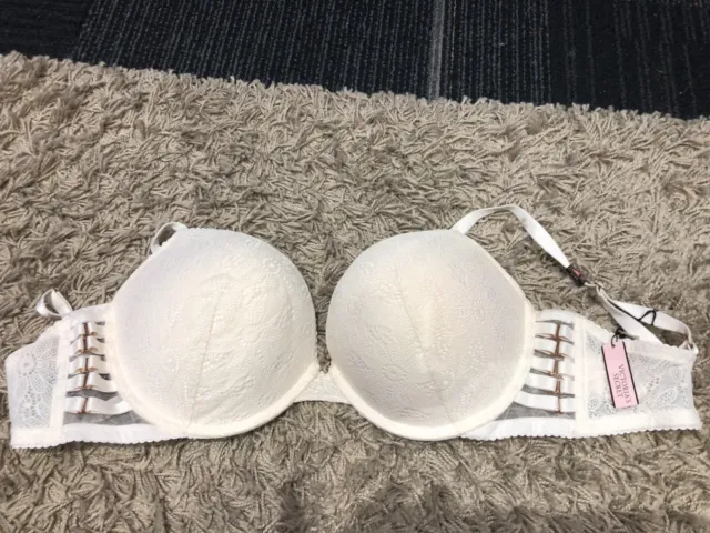 M&S Body Push Up Plunge Bra Lightweight Cup Nude White or Black
