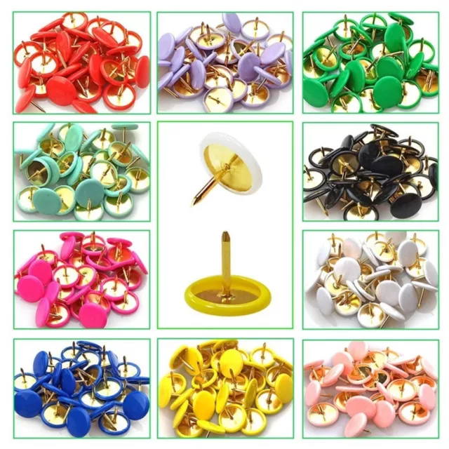 100Pcs Map Thumb Map Tacks Tacks Point Cork Board Tacks Decorative Thumb Tacks