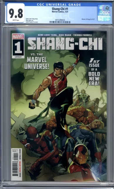 Shang-Chi #1   Leinil Francis Yu Cover  Master of Kung Fu 1st Print CGC 9.8