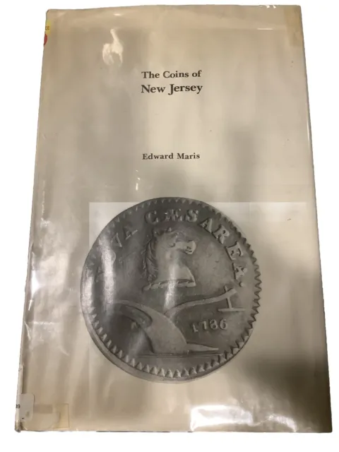 Hardbound full sized reprint of Maris’ The Coins Of New Jersey. 1974 16x10 Big