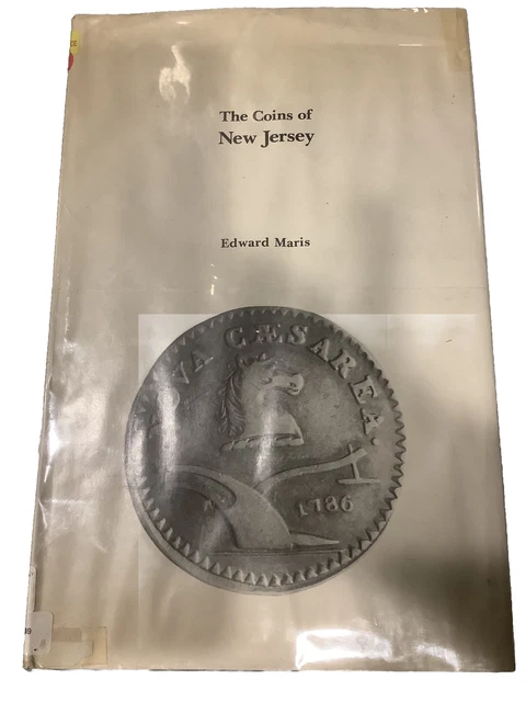 Hardbound full sized reprint of Maris’ The Coins Of New Jersey. 1974 16x10 Big