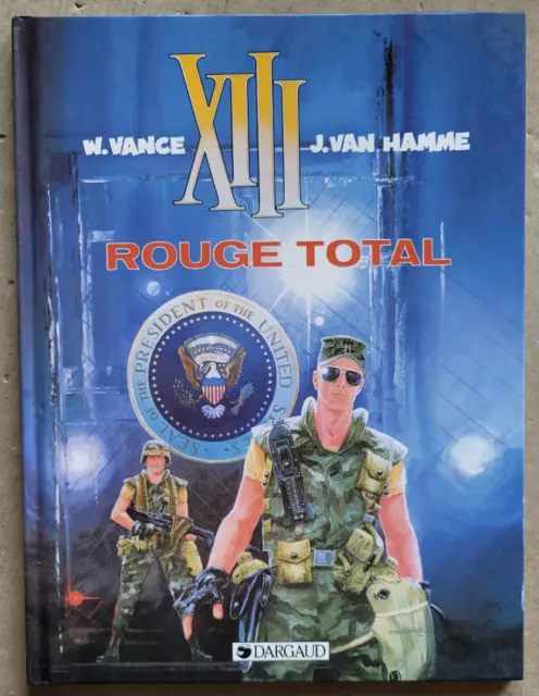 XIII T 5 Rouge Total W VANCE & Van HAMME éd Dargaud rééd