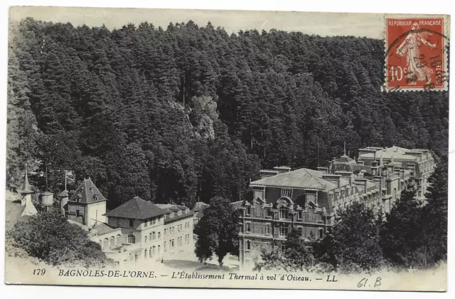 CPA ""BAGNOLES DE L'ORNE - The Bird's Flight Thermal Establishment