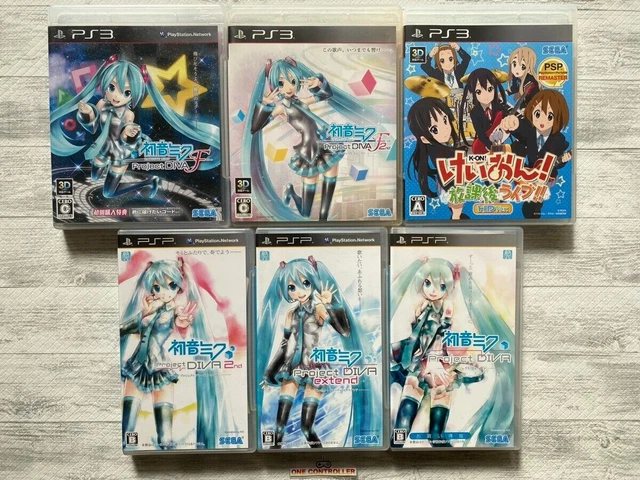 SONY PS3 & PSP Hatsune Miku Project DIVA F F2 Extend & K-On! Houkago Live Japan