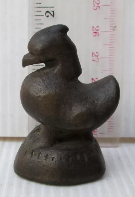 SUPERB! Old Bronze Opium Weight Hintha Bird 150g