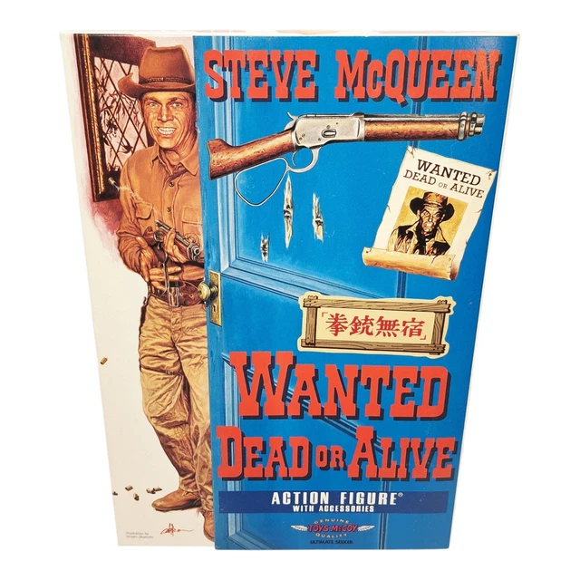 Steve McQueen 'Wanted Dead Or Alive' 8x10 Publicity Photo – Black & White Reprint (AZ316)