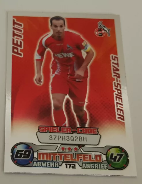 Match Attax 2009/10 Starspieler Nr. 172 Petit