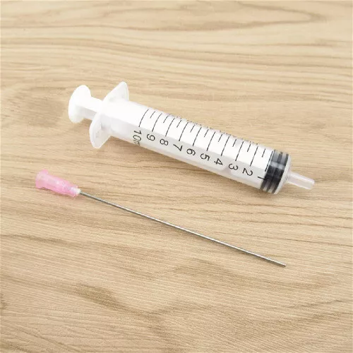 3/5Pcs 10cm Syringe + Blunt Needle for Refilling Refill Ink Printer Cartridge