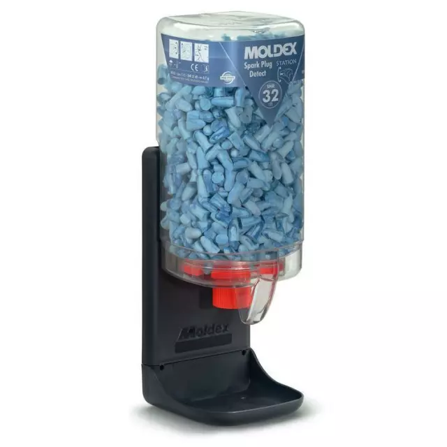 Moldex Dispensing Station Detectable Spark Disposable Ear Plugs - 500 Pairs