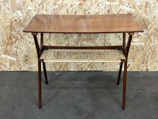 60er 70er Jahre Teak Side Table Beistelltisch Tisch Danish Modern Design 60s 70s 2