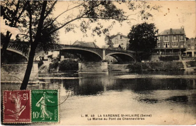 CPA La Varenne La Marne au Pont de Chennevieres FRANCE (133959)