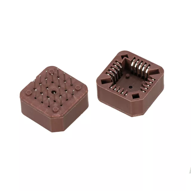 PLCC20P IC Outlet 20Pin 2.54mm Spacing DIP Through Hole Mounting Pack of 2