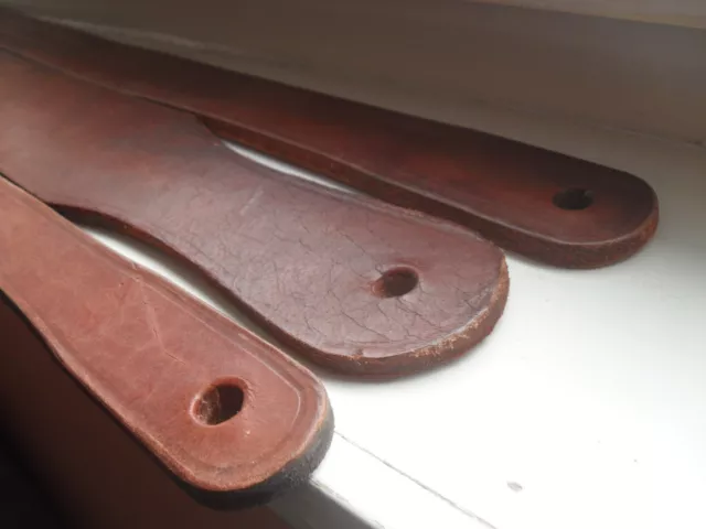 3 Schottische Schule Tawse Gürtel Dicht Hartleder 3