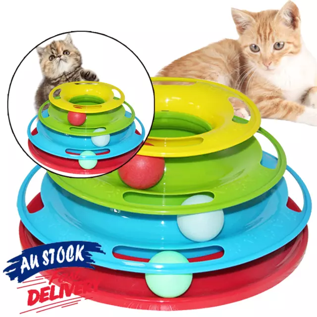 Pet  Trilamina Ball Toys Disk Interactive  Crazy Cat  Funny Amusement  Plate