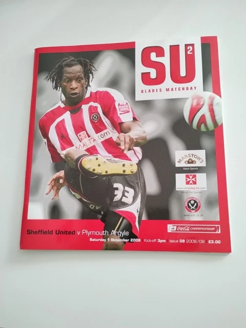 Sheffield United v Plymouth Argyle Championship Nov. 2008