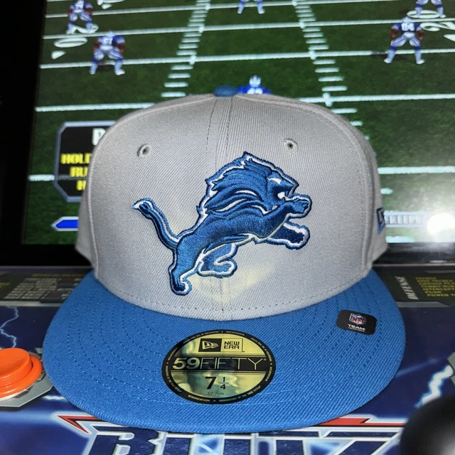 NEW ERA DETROIT Lions NFL On Field Sideline Fitted Cap UV 5950 59Fifty