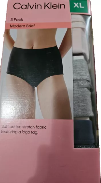 CALVIN KLEIN WOMEN'S 3-pack Hipster Panty Set Size XL $13.50 - PicClick