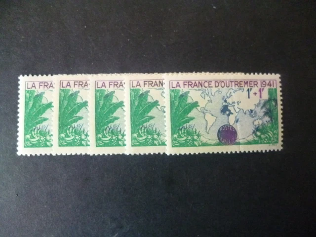 Tp France Neuf **  1941  N° 503 Lot De Cinq Cote 6 €