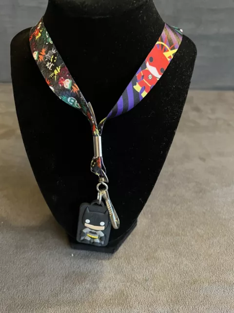Legion of Collectors Two Sided Joker Batman Lanyard by Funko Collectable Rare Legion of Collectors Two Sided Joker Batman Lanyard by Funko Collectable Rare
