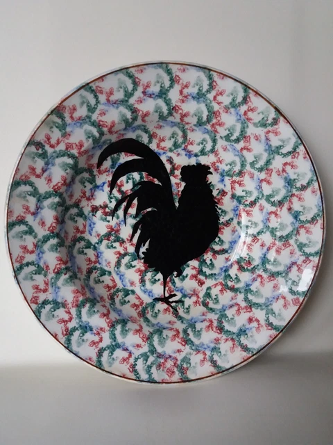 Assiette Coq Et Poule Les Islettes Faïence De l'Est