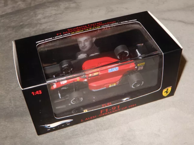 Hot Wheels F1 1:43 J Alesi Ferrari F1-91 German GP 1991