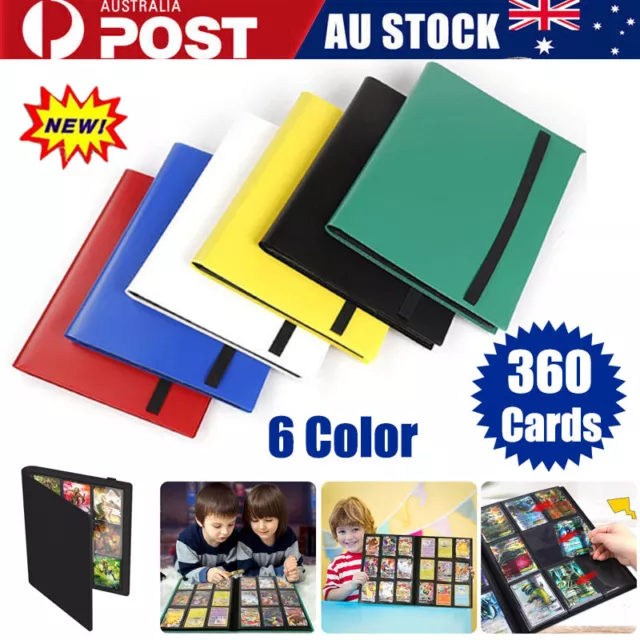 MintKeeper Trading Card Binder 9 Pocket Folder Album A4 Pokemon/MTG - Holds  360