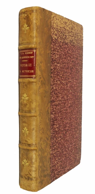 Voyage en Autriche, en Moravie et en Bavière - Cadet de Gassicourt  1818  3 MAPS