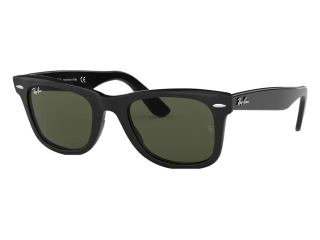 Occhiali da sole Ray-Ban Wayfarer  nero verde  RB2140 901 Size 50 mm